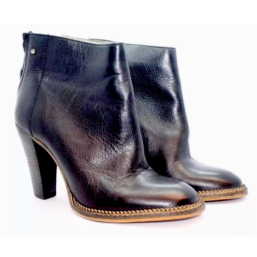 TED BAKER London Encarna Pebbled Leather Boots 7.5 - Picture 3 of 11